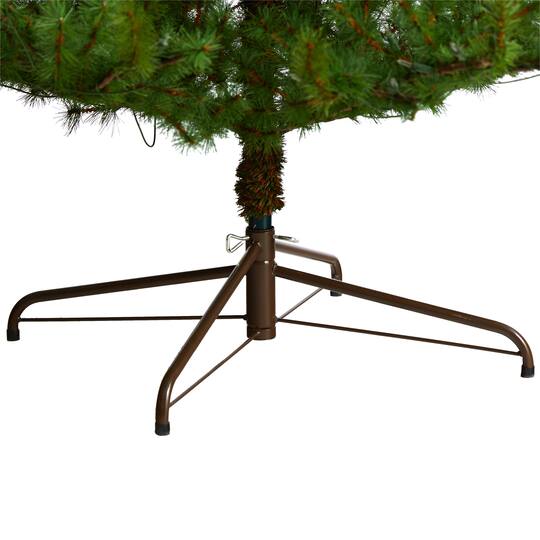 9ft. Pre-Lit Vancouver Mountain Pine Artificial Christmas Tree, Clear Lights